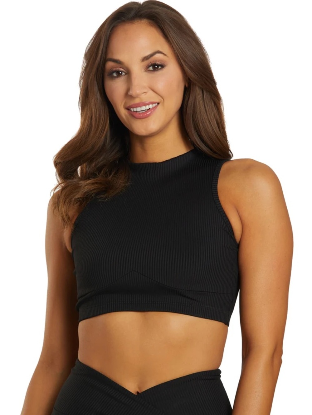 Year of Ours mock neck sports bra
